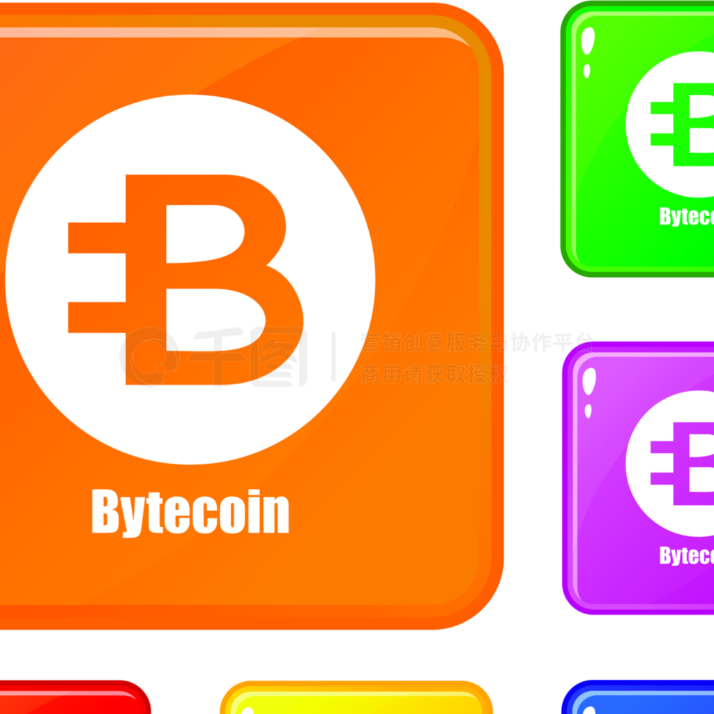 BytecoinͼڰɫϹļʸ6ɫBytecoinͼʸɫ