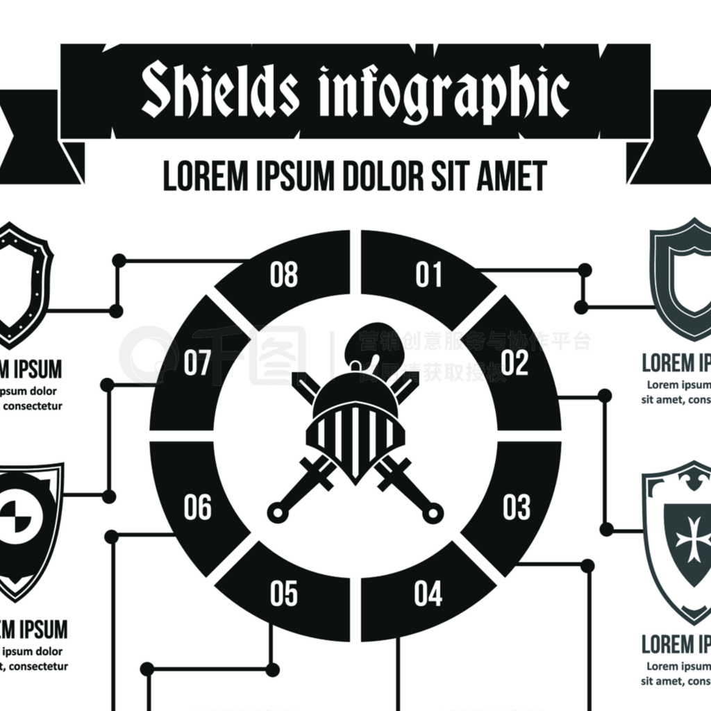 ͼinfographicȾý麣ļ򵥵֤ĶϢͼ򵥵ʽ