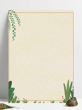 798叶子复古植物装饰图案底纹背景手绘信纸边框7920复古信纸红色邮戳