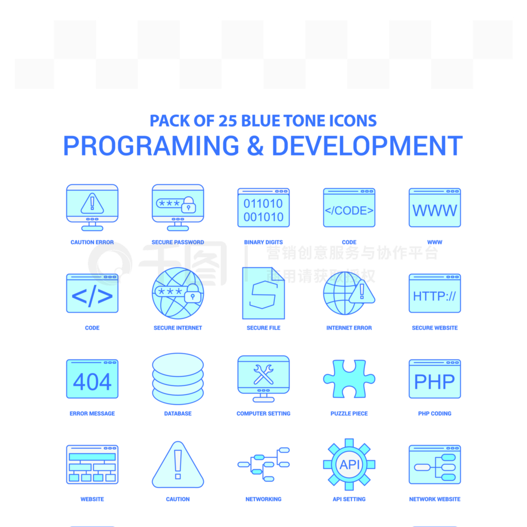 ̺ͿBlue Tone Icon Pack-25ͼ꼯