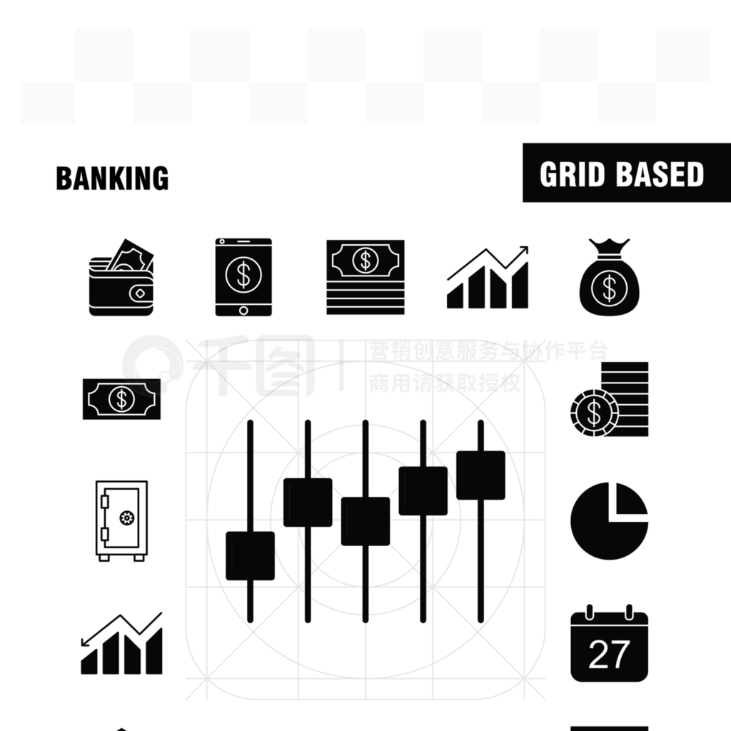 WebӡƶUX UI׼Banking Solid Glyphͼ磺㣬㣬豸ûû飬ͼ-ʸ