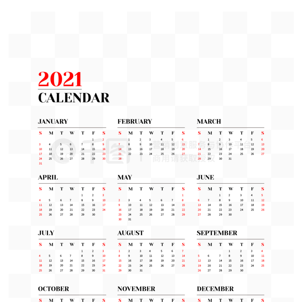 2021 calendar ţʸŰԼ