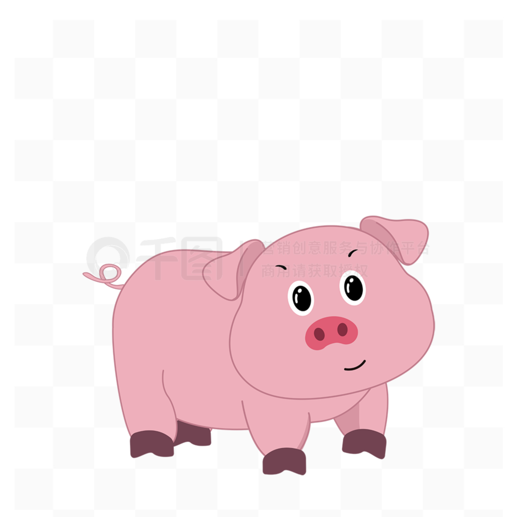 ɫͨɰСزԪ pig clipart