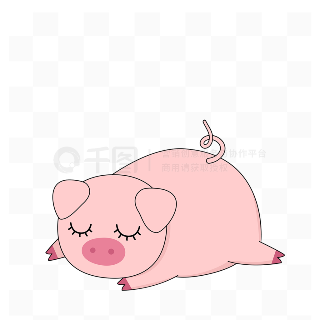 ͨɰ˯СʸԪ pig clipart