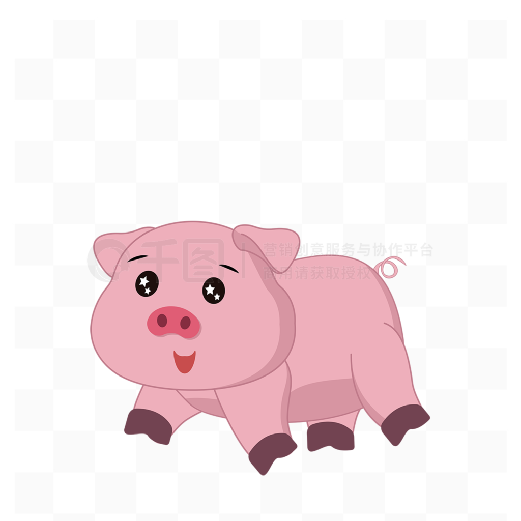 ɰͨɫЦСʸԪ pig clipart