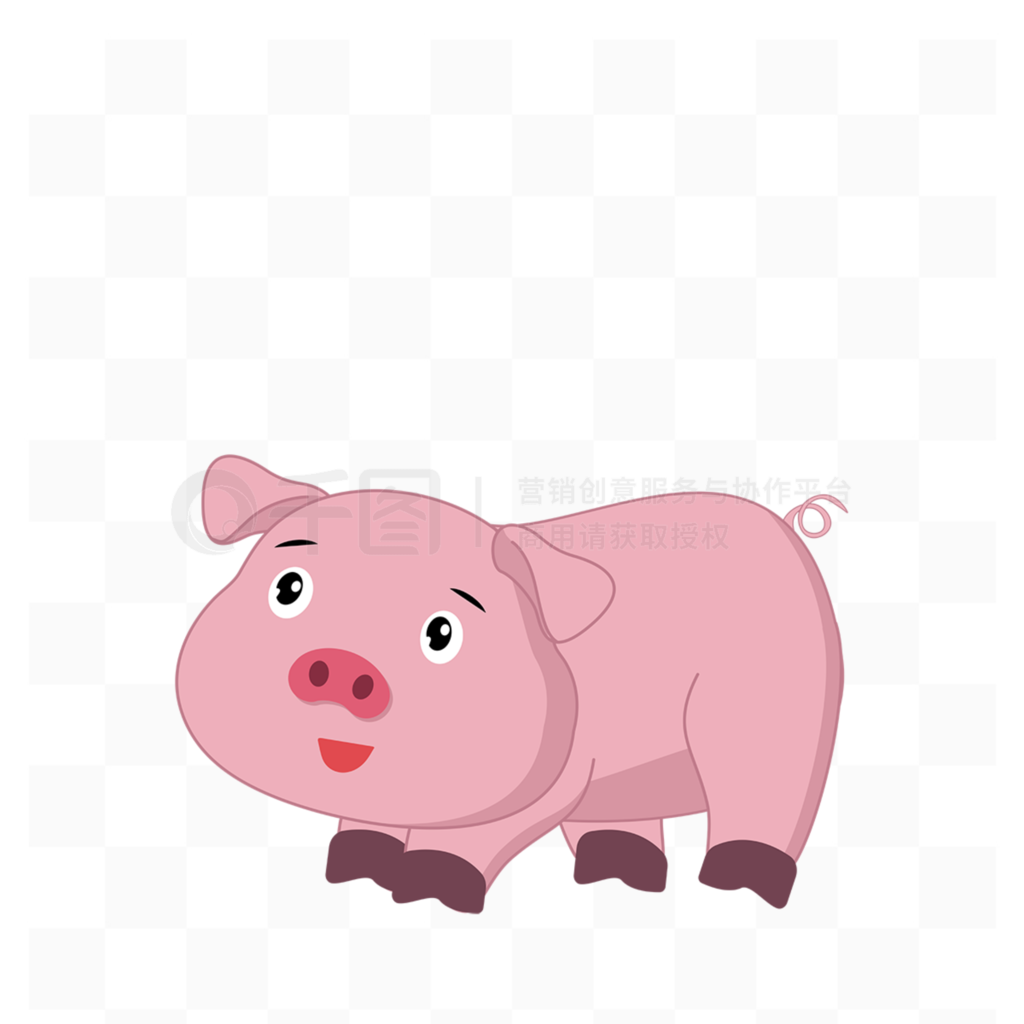 ЦСɰͨɫʸԪ pig clipart