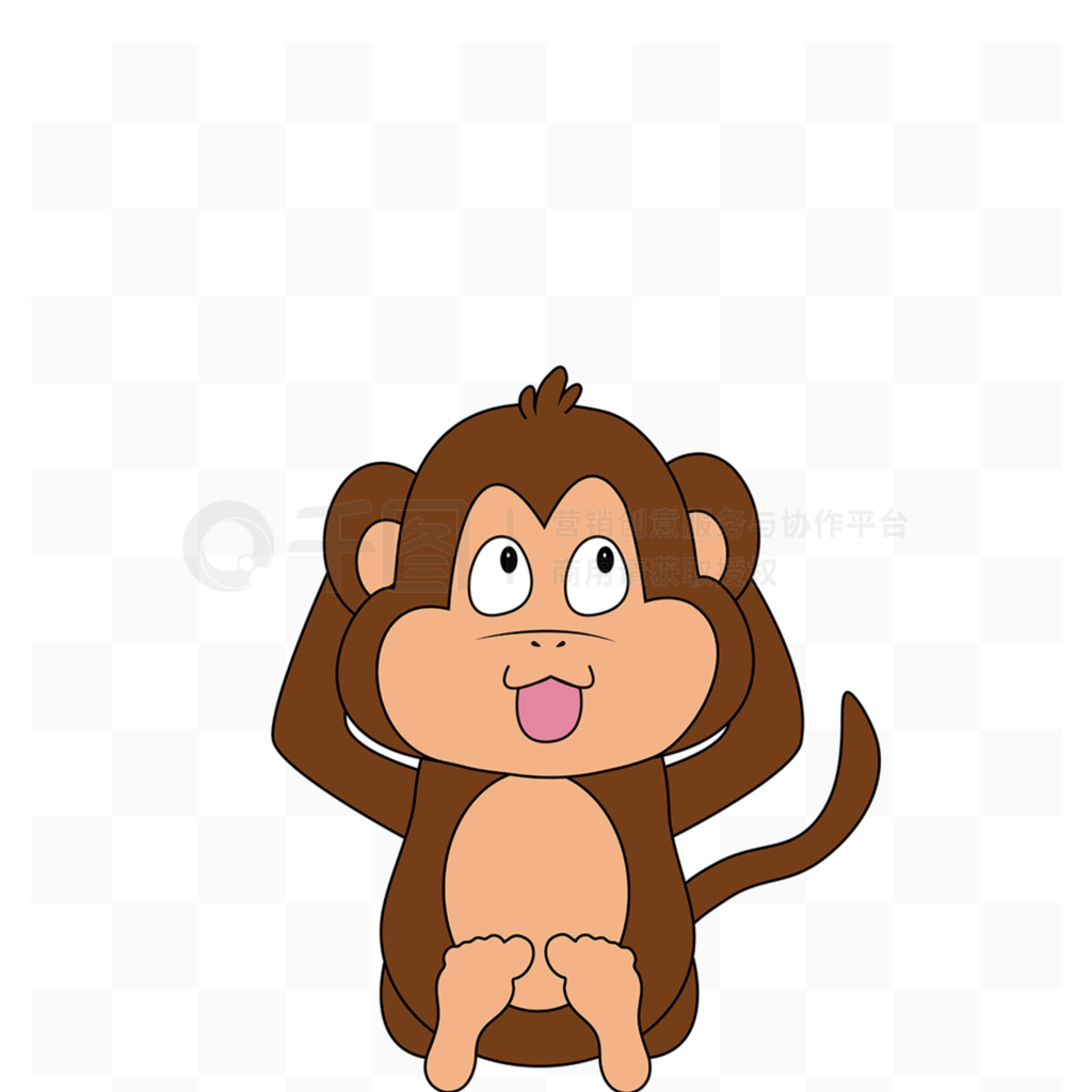 ͨӼʸɰЦ˲ͼز monkey clipart