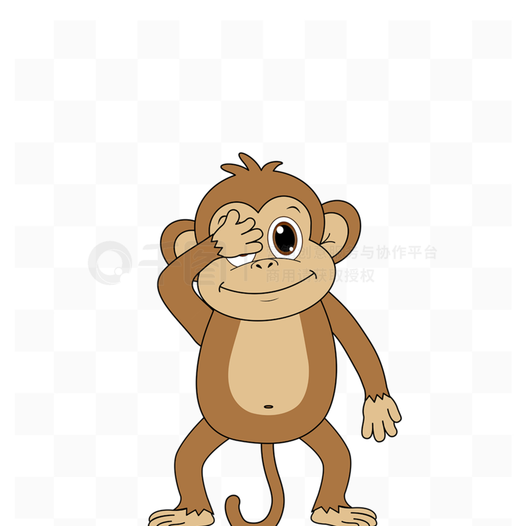 ͨʸӺ߱زļ monkey clipart