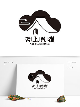 logo13815017中国风休闲娱乐度假山庄logo150776矢量手绘云交易云金融