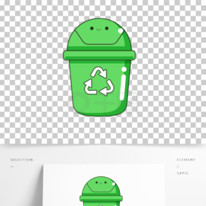 垃圾桶分类图片 漫画图片