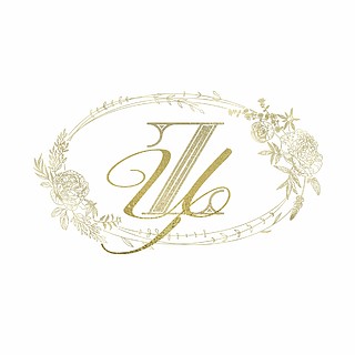唯美花纹欧式字母zy婚礼logo设计矢量