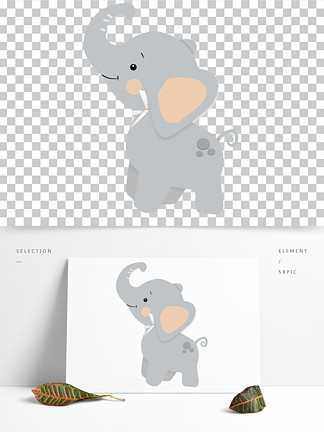 【卡通大象】图片免费下载_卡通大象素材_卡通大象模板-千图