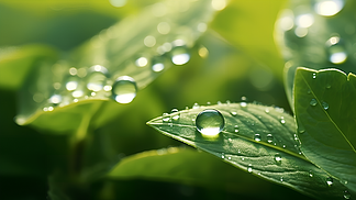 绿色雨滴图片大全大图图片