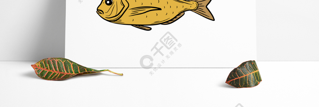 黄骨鱼简笔画图片