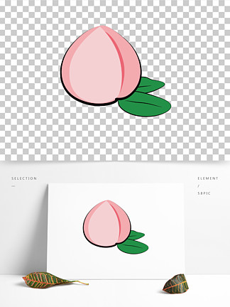 【手绘插画桃子】图片免费下载_手绘插画桃子素材_手绘插画桃子模板