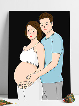 动漫怀孕图片初期图片