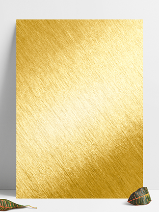 金色金属拉丝磨砂金箔描金元<i>素</i>纹理质感背景