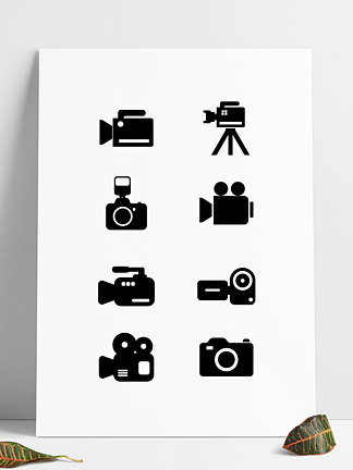 矢量相机摄影机摄像机录像<i>单</i>反icon图标