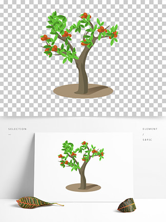 红枣树的背景素材动画图片