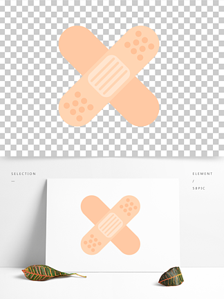 卡通創可貼免摳素材1