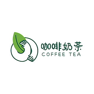 設計奶茶店logo設計圖片簡約手繪風卡通女孩飲品奶茶店logo原創手繪