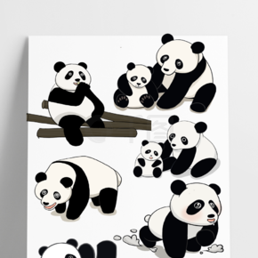 熊猫国宝可爱萌宠