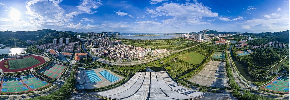 福建廈門大學漳州校區全景圖漳州土樓和貴樓剪紙風福建漳州古城15404k