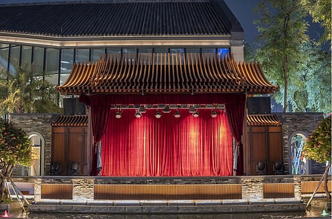 京剧戏剧舞台装饰布置