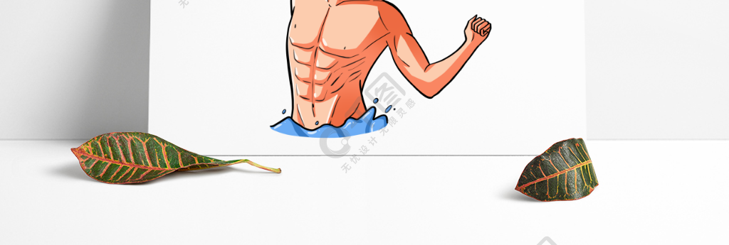 游泳冠军图片卡通图片