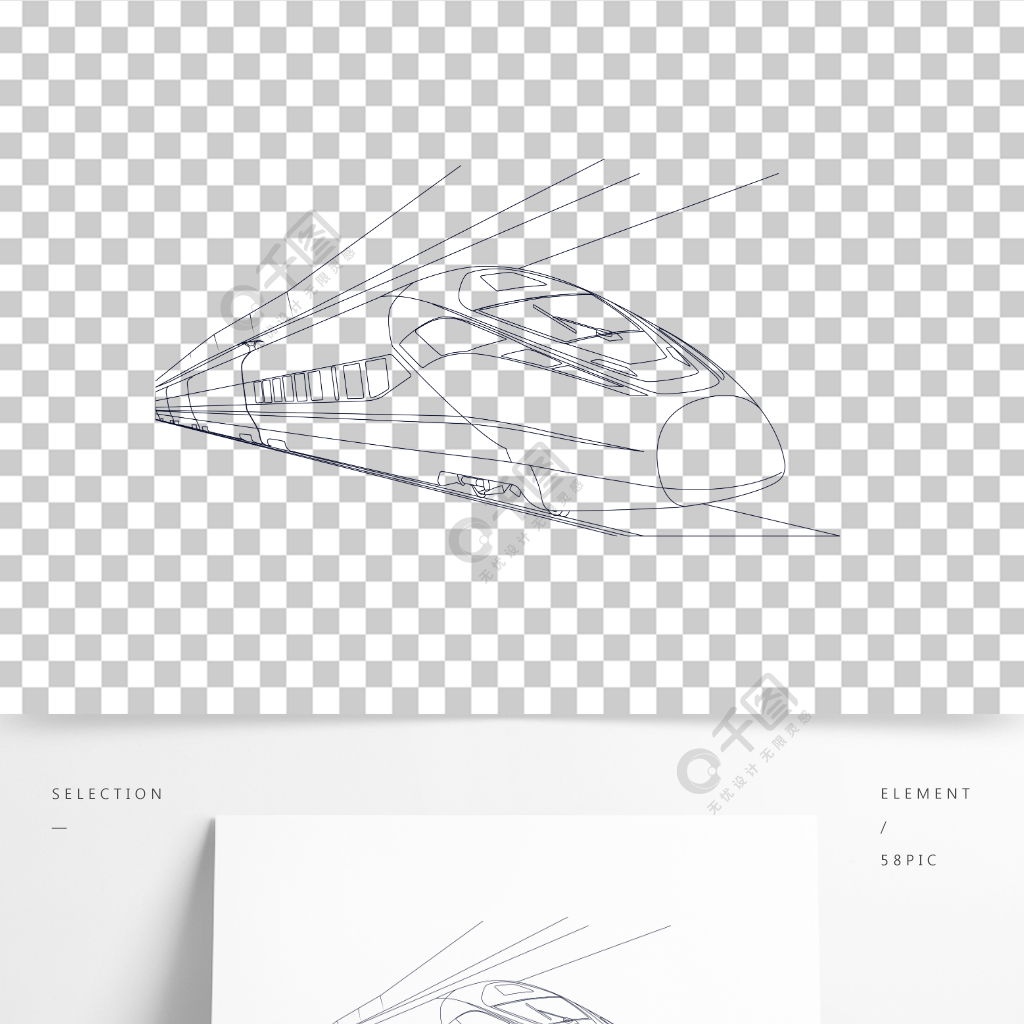 動車矢量線稿素材模板免費下載_ai格式_2000像素_編號40429476-千圖網