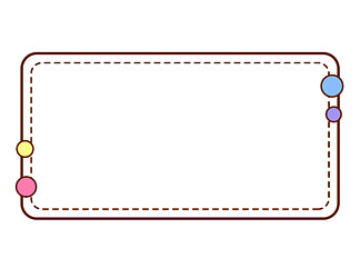 长方形边框图片卡通图片