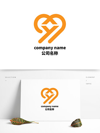 xy字母组合logo设计图片