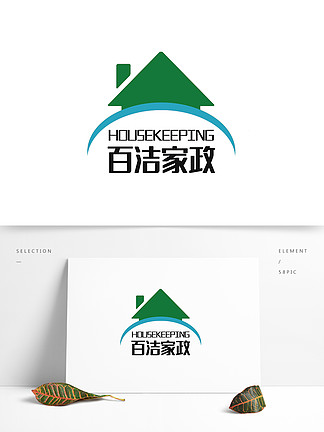 简约创意家政<i>服</i>务行业logo设计