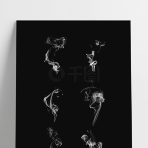 炊烟袅袅热气白烟雾气迷雾漂浮元素装饰素材