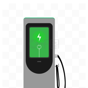 新能源绿色环保汽车充电桩电池
