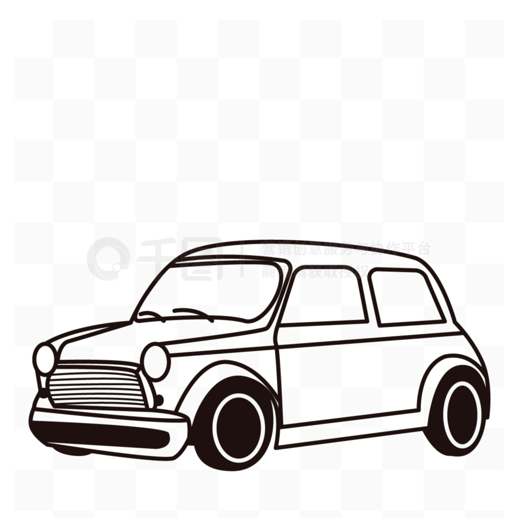 suvС߸car black and white clipart