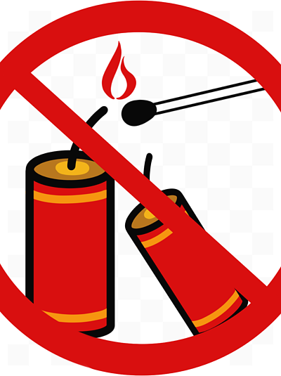 禁止 燃放烟花爆竹设计素材免费下载