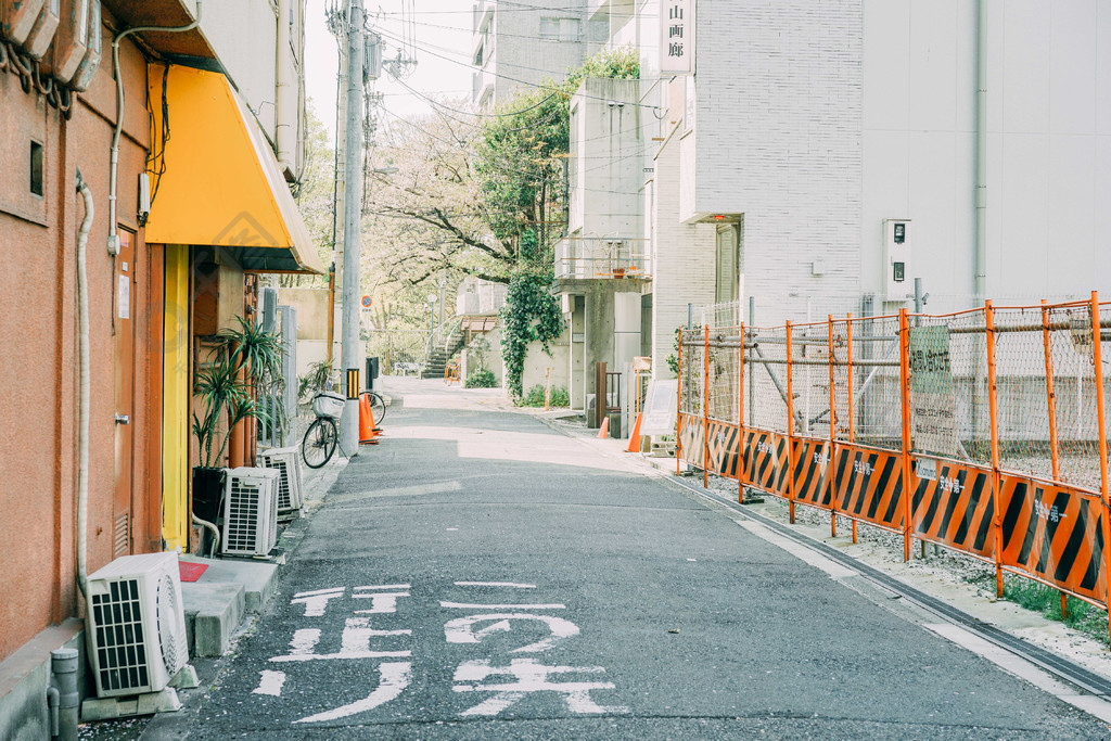 日本旅游街道城市小镇摄影图