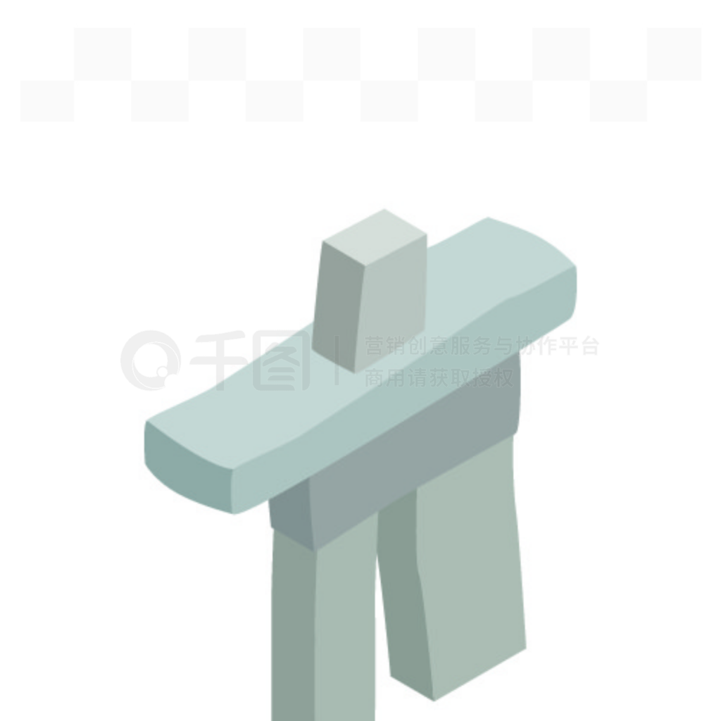 Inukshuk ڼôͼڰɫϵĵȾ 3d  Inukshuk ڼôͼ꣬Ⱦ 3d 