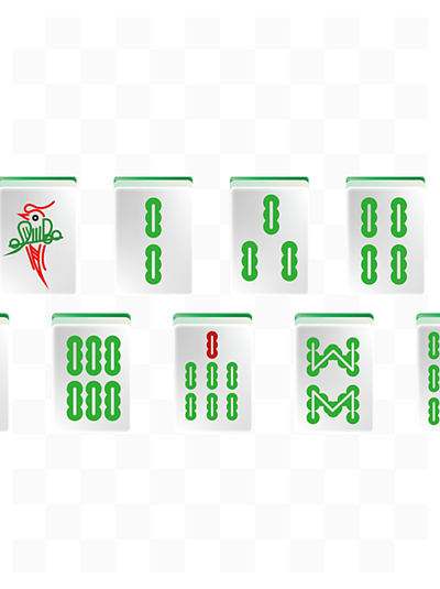 麻将牌符号图案图片