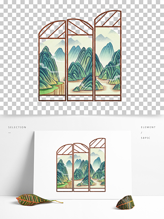 中国风屏风 素材免费下载 中国风屏风图片大全 中国风屏风模板 千图网