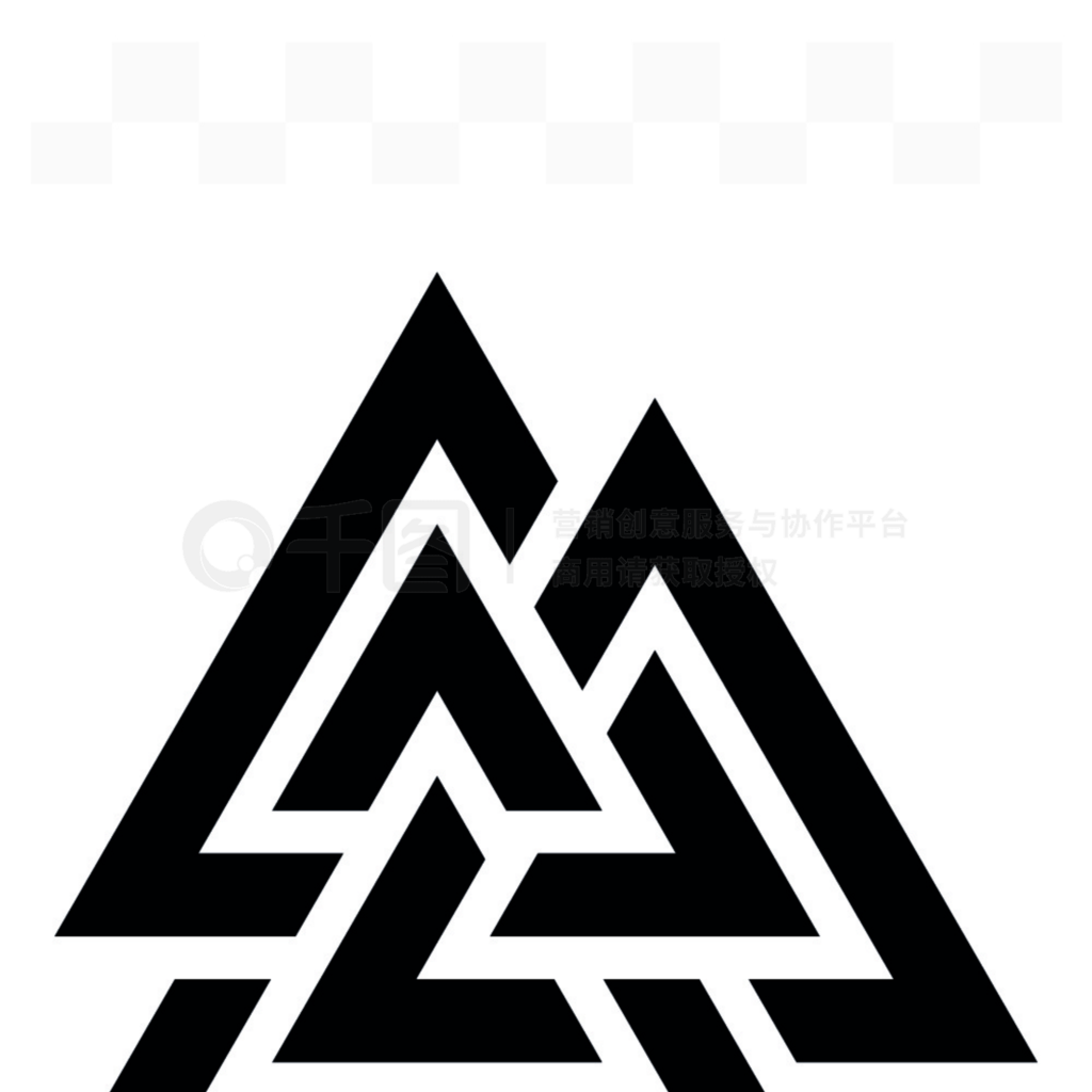 Valknut ͼɫʸͼƽʽͼ