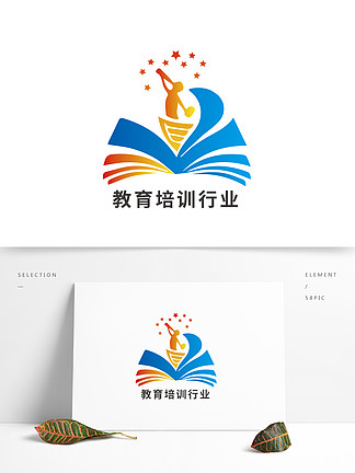 少兒 i>教 /i> i>育 /i>培訓機構行業 i>logo /i>