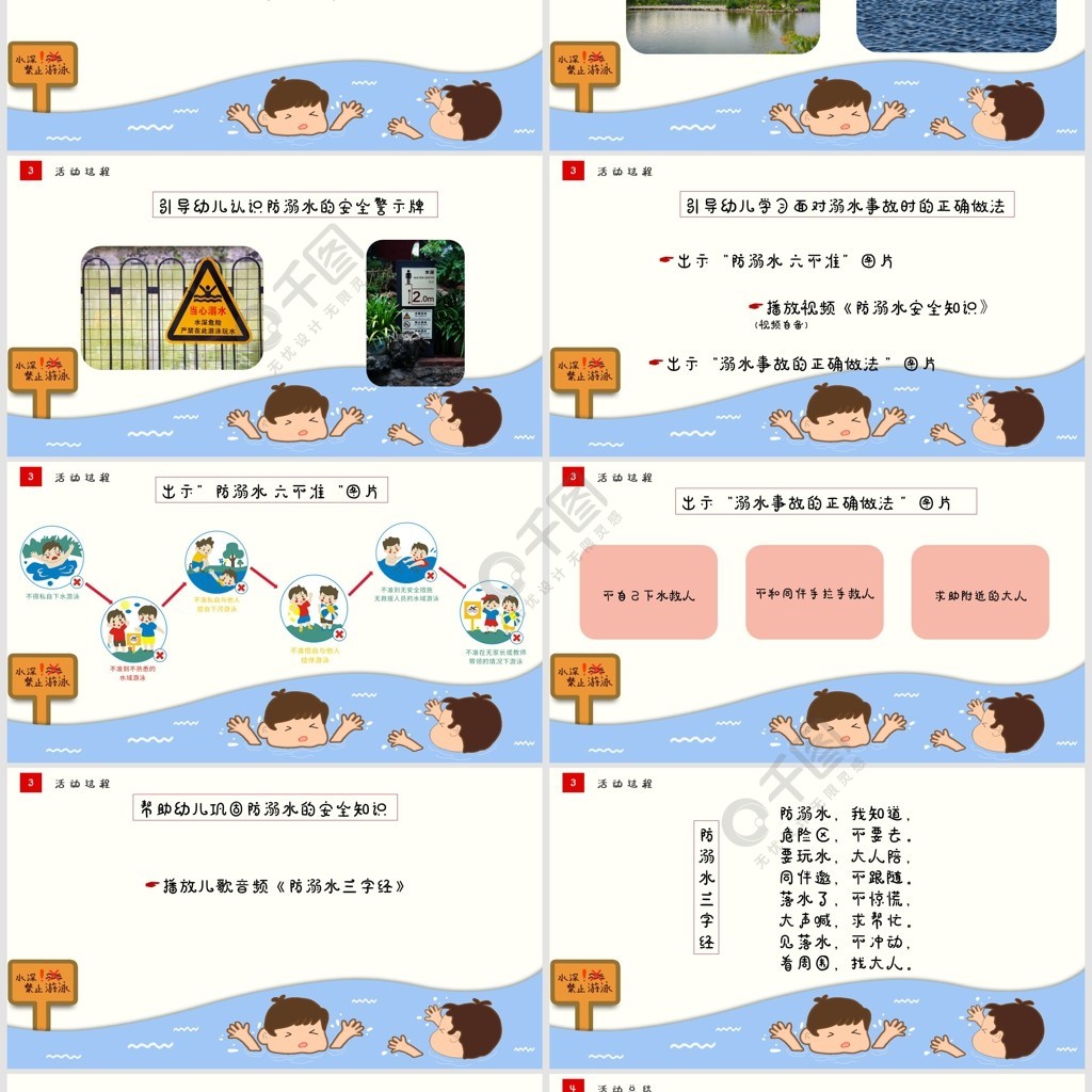 幼兒園防溺水安全教案ppt