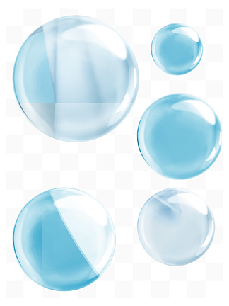 各尺寸气泡水泡元素