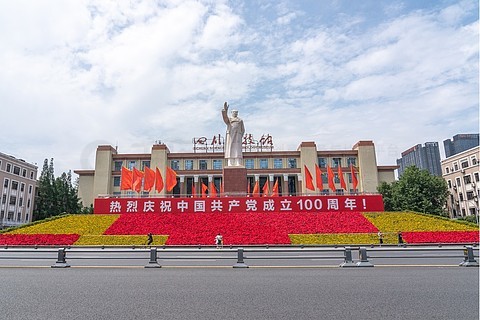 建党100周年 上海图片