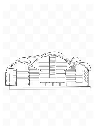 建築景點城市說手繪海報插畫166411024黛色中國風格日本景點手繪插畫