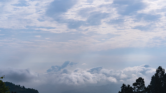 4k航拍自然風光雲海雲層湧動空鏡頭