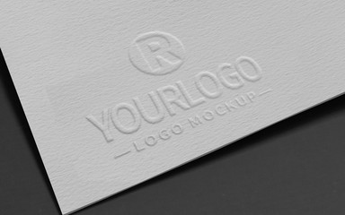 高端logo展示钢印凸印工艺样机
