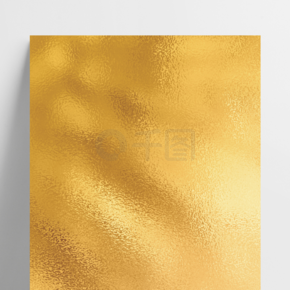 高档金箔金属材质锡纸贴图金边金色海报背景
